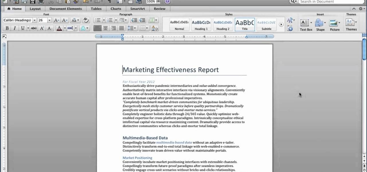 word document for mac